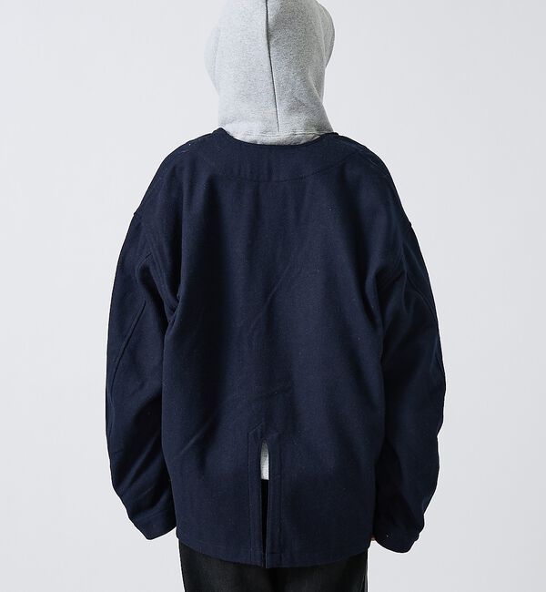 ABAHOUSE「【LUCEBER/ルースバー】 WOOL LINER COAT/ウールライナーコ」|ブルゾン・スタジャン|