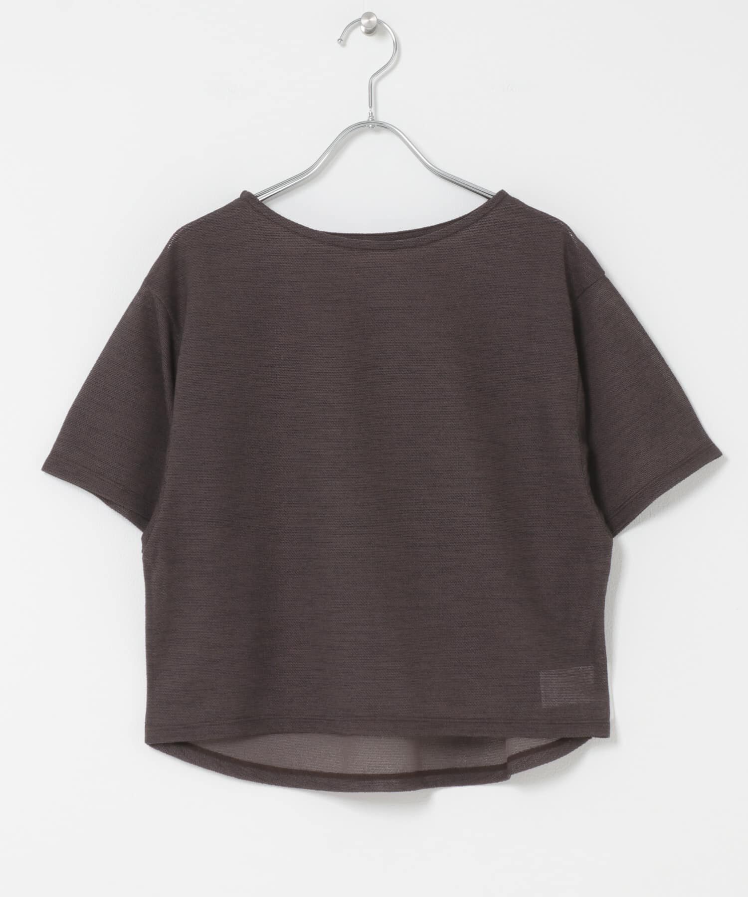 URBAN RESEARCH ROSSO「スリットスリーブカラミカットソー」|Tシャツ・カットソー|ブラウン