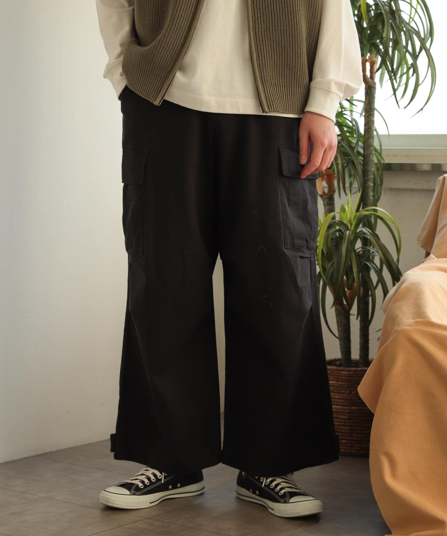 SENSE OF PLACE by URBAN RESEARCH「ウォッシュドカーゴワイドパンツ」|その他|