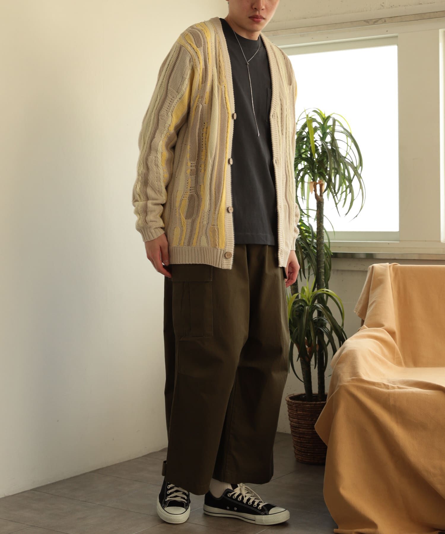 SENSE OF PLACE by URBAN RESEARCH「ウォッシュドカーゴワイドパンツ」|その他|