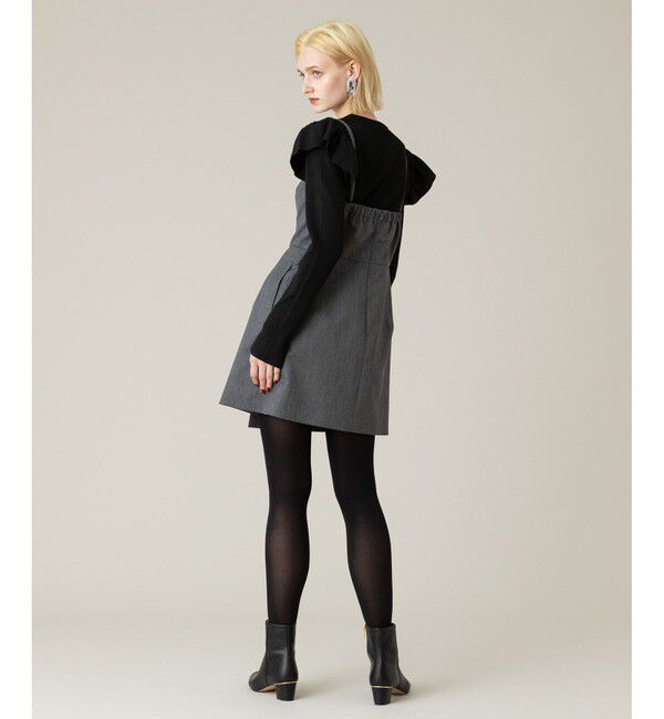 LOULOU WILLOUGHBY「【LOULOU WILLOUGHBY】ルマーノツイルミニベアワンピース」|ワンピース|
