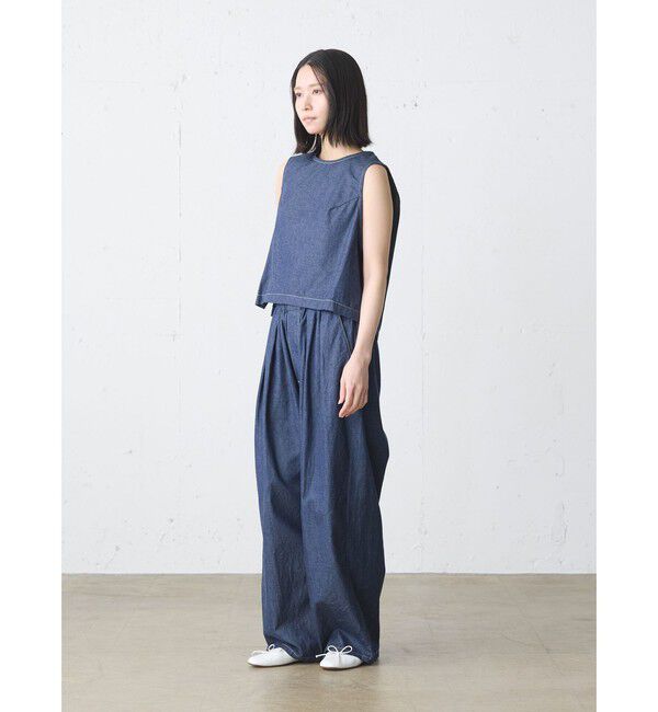 MidiUmi「MidiUmi デニムタックワイドイージーパンツ」|その他|