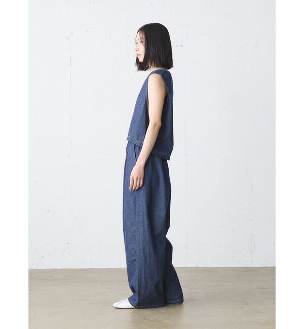 MidiUmi「MidiUmi デニムタックワイドイージーパンツ」|その他|