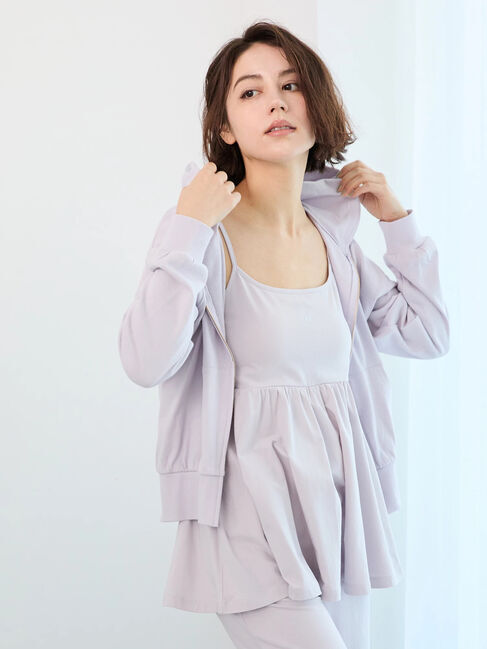 Te chichi「ワンポイント刺繍ミニ裏毛シップパーカー」|Tシャツ・カットソー|