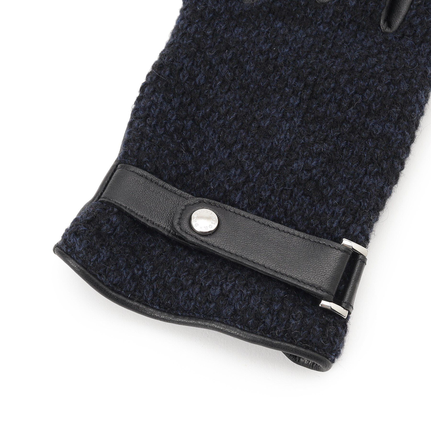 DRESSTERIOR「【スマホ対応】鹿の子KNIT&times;シープレザースマートグローブ」|手袋|