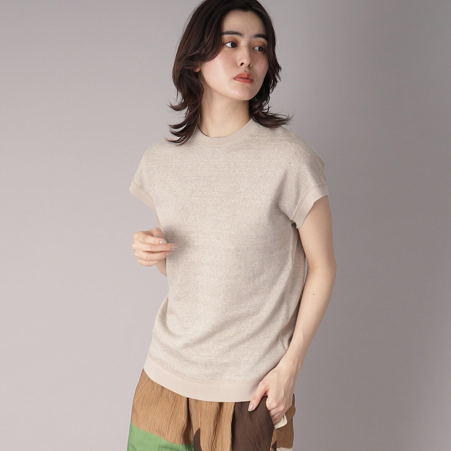 DRESSTERIOR「【毎年人気！／ウォッシャブル】リネン裏毛フレンチプルオーバー」|Tシャツ・カットソー|