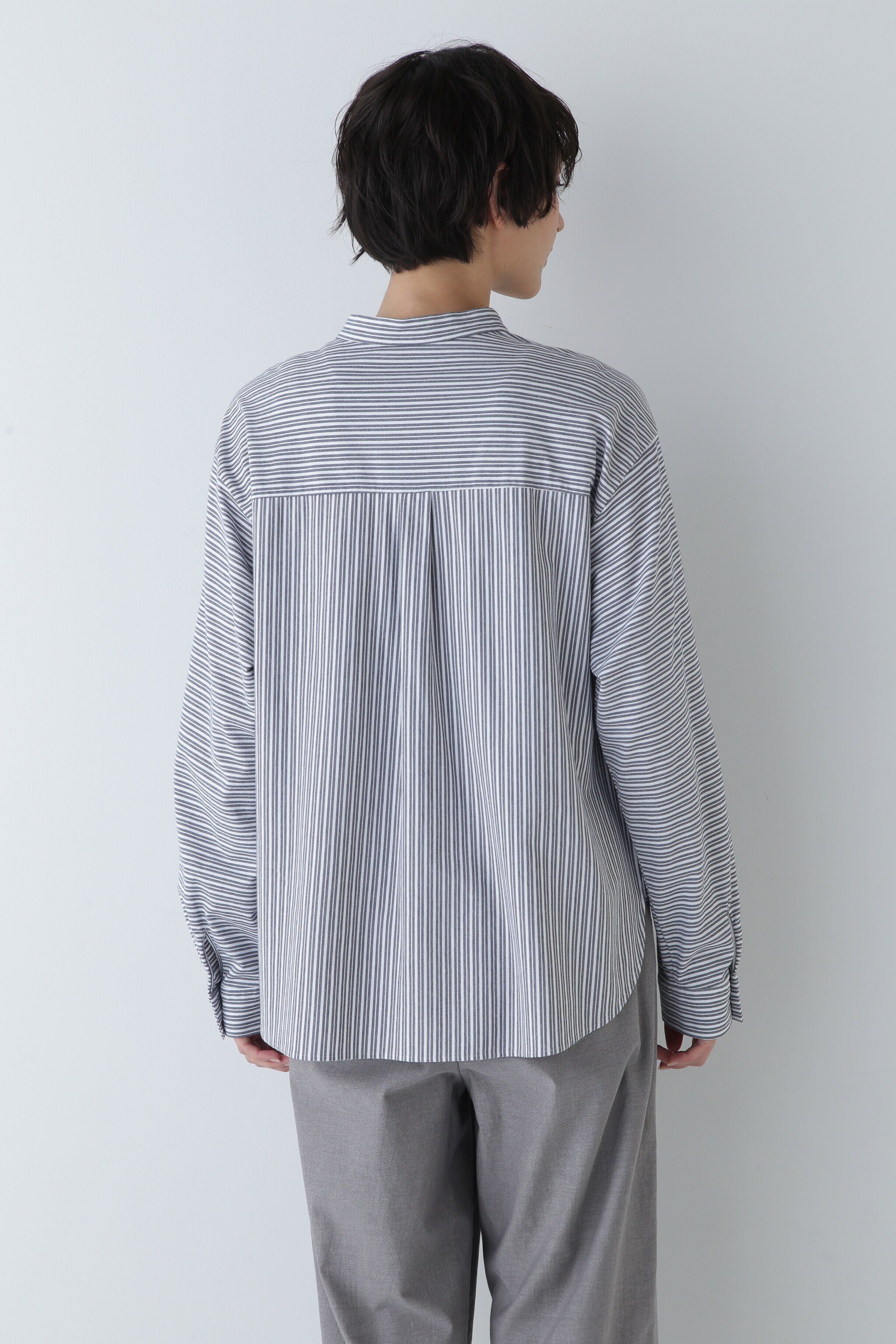  「◆鹿の子ジャージーストライププルオーバー」|Tシャツ・カットソー|