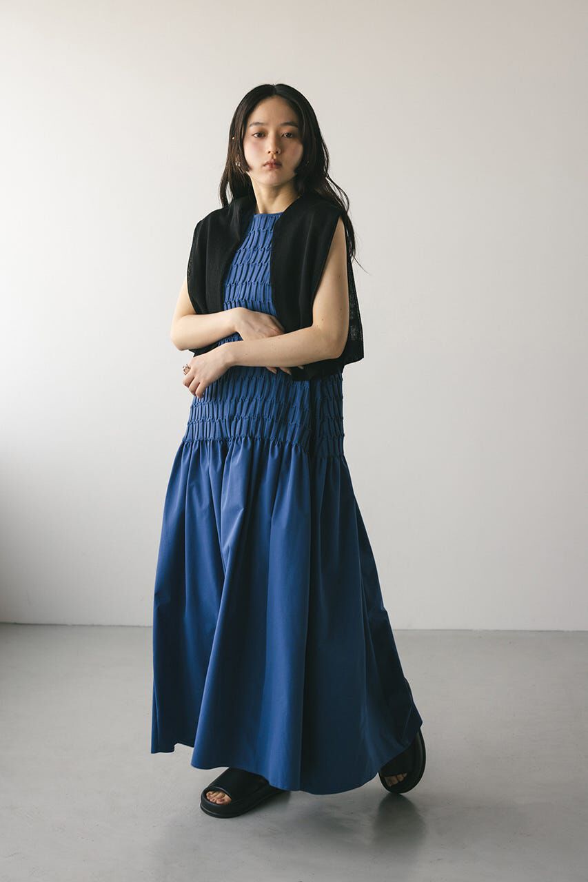 STYLEMIXER「クロシェドッキングティアードワンピース」|ワンピース|