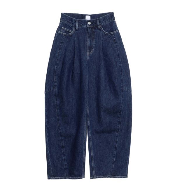 ELENDEEK「PANEL TUK DENIM WIDE PT」|デニム|