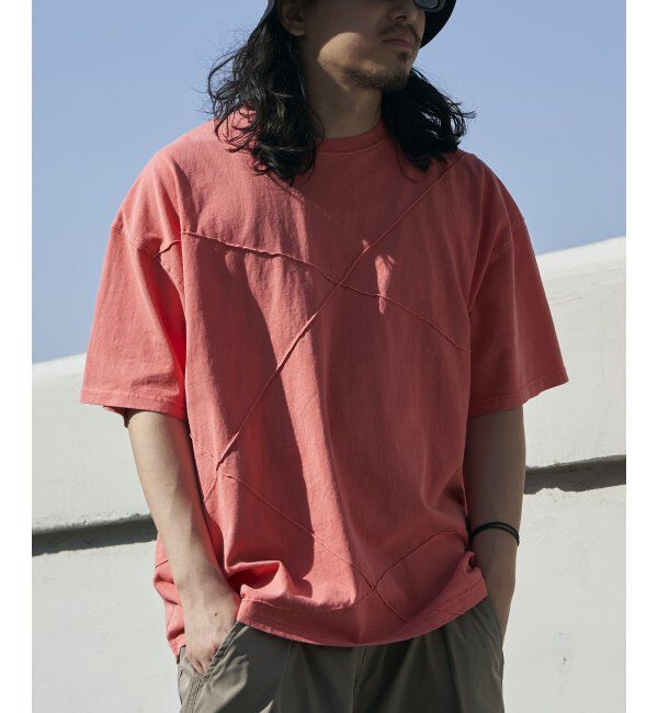 VENCE share style「ピグメントピンタックビックT」|Tシャツ・カットソー|