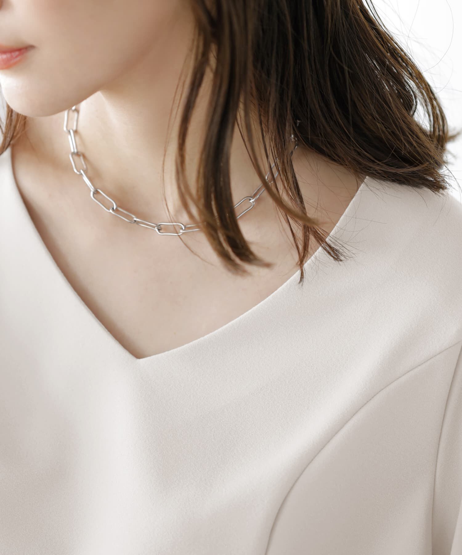 STYLE DELI「【Made in JAPAN】カットジョーゼット５分袖フレアブラウス」|シャツ・ブラウス|