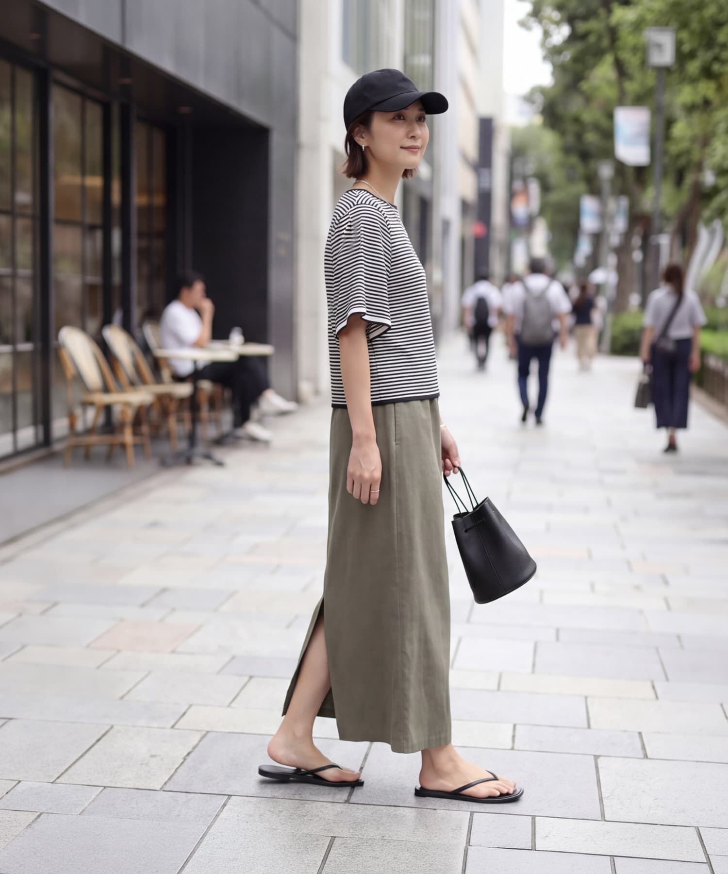 STYLE DELI「薄手シャリ感フレアスリーブトップス」|Tシャツ・カットソー|