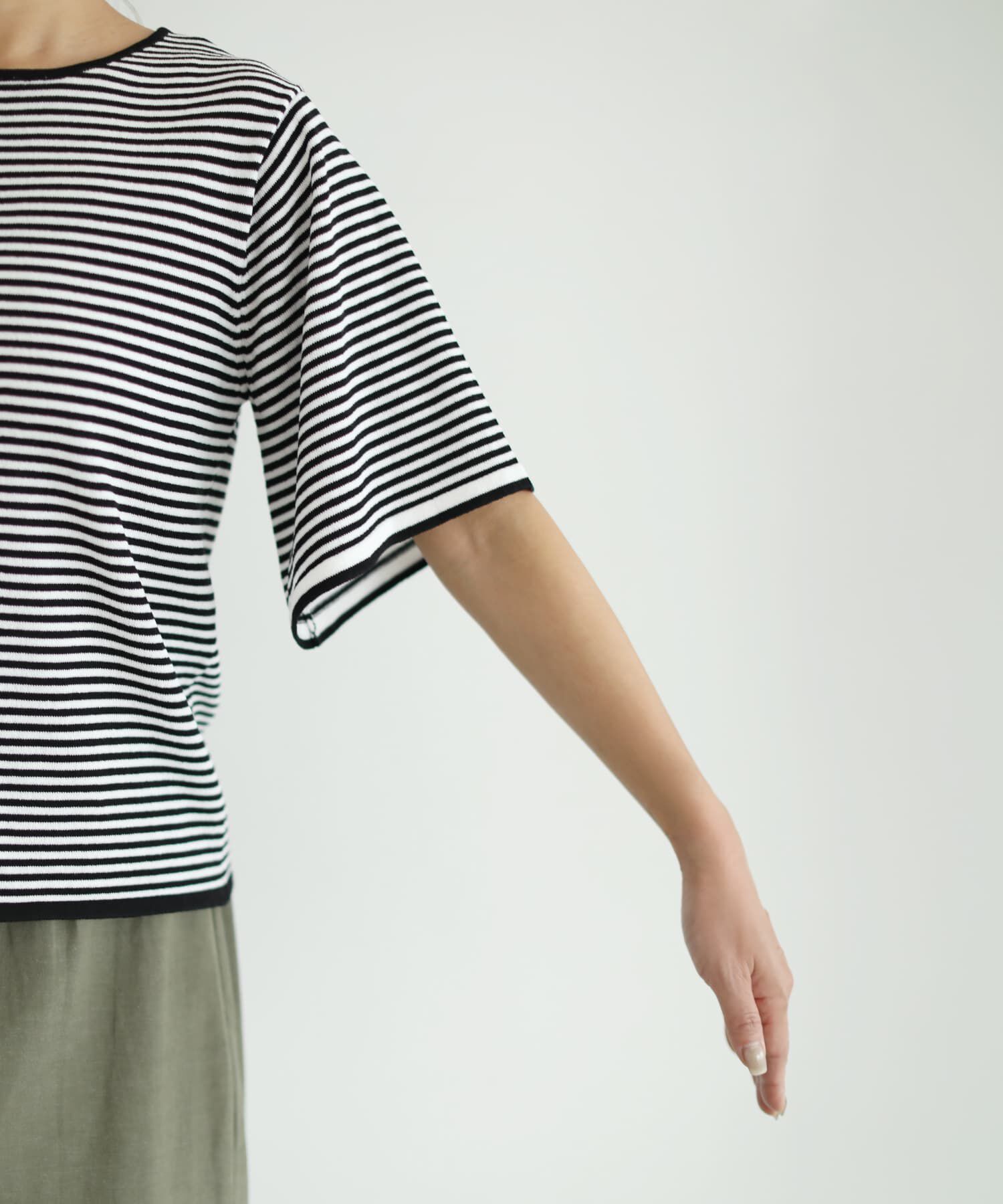 STYLE DELI「薄手シャリ感フレアスリーブトップス」|Tシャツ・カットソー|