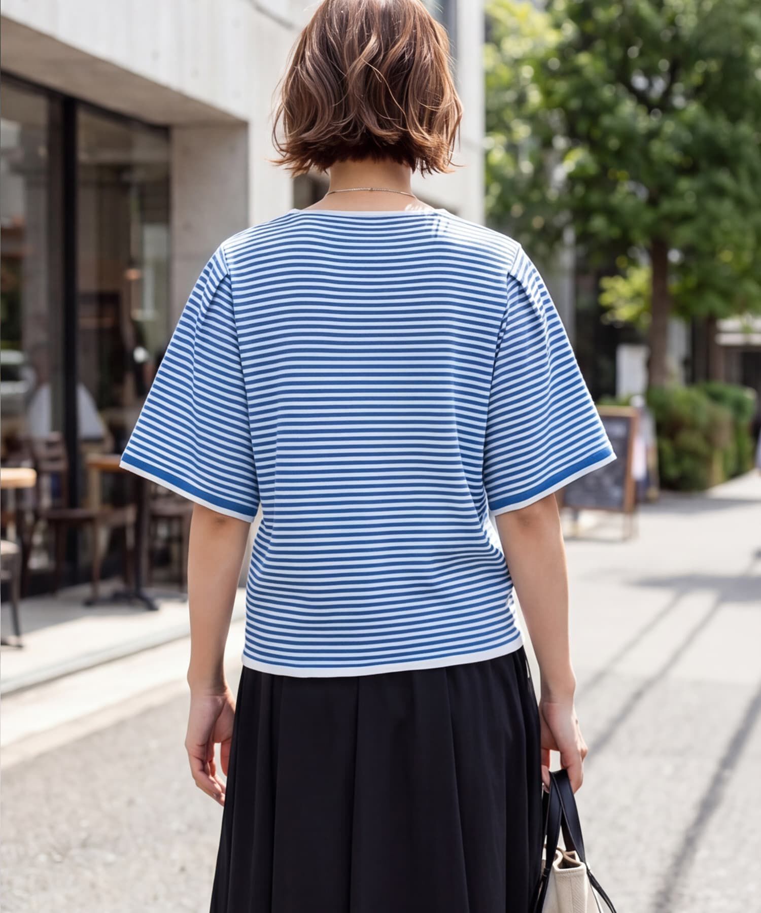 STYLE DELI「薄手シャリ感フレアスリーブトップス」|Tシャツ・カットソー|