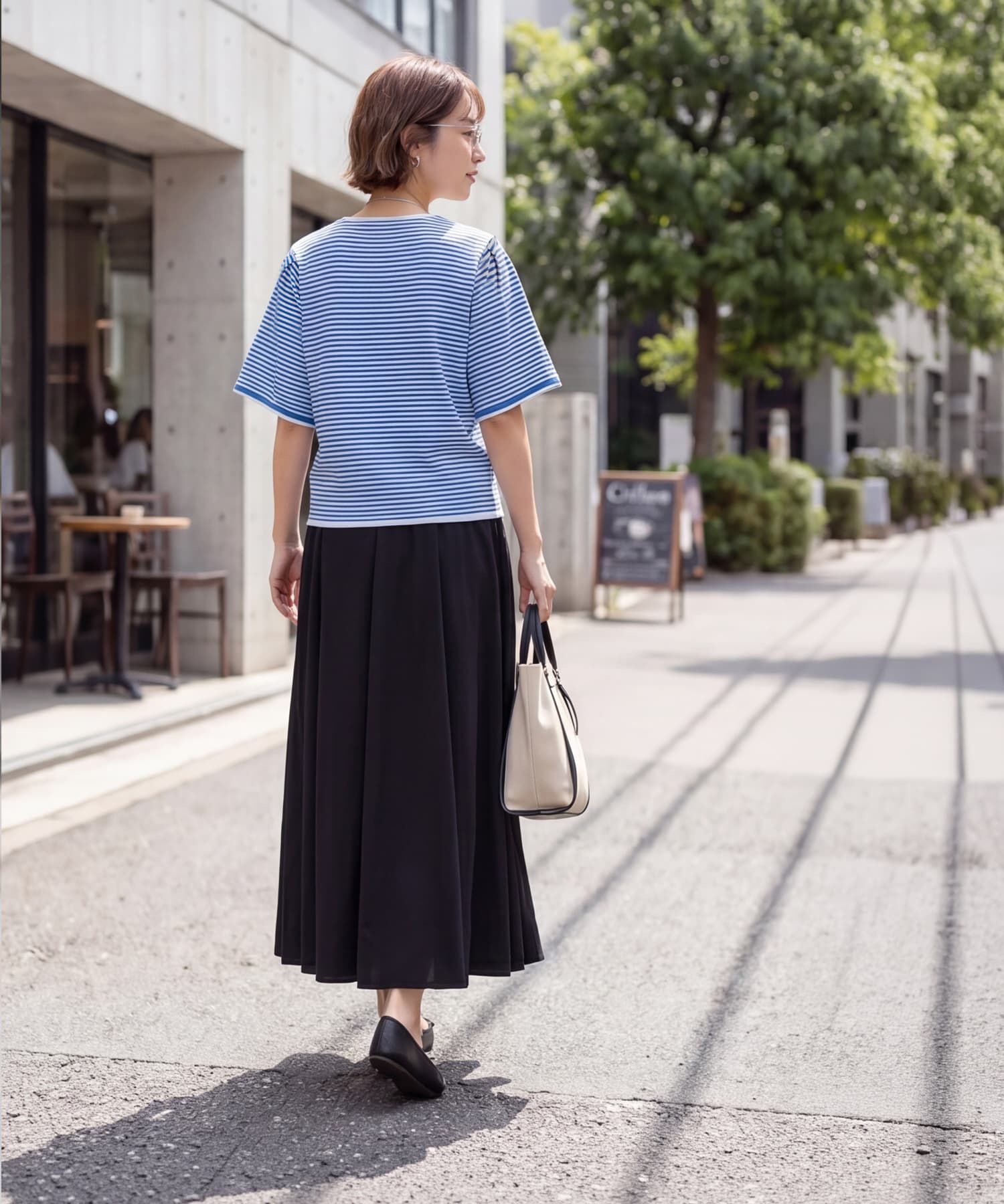 STYLE DELI「薄手シャリ感フレアスリーブトップス」|Tシャツ・カットソー|