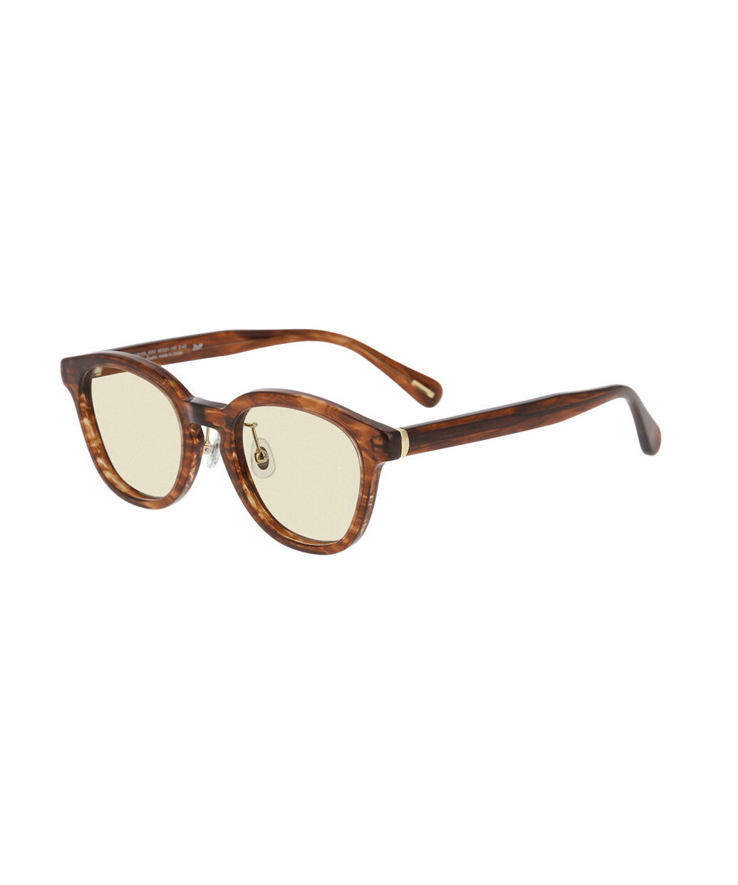  「Zoff | UNITED ARROWS ウェリントン型 サングラス クリアフレーム UVカット ズレ防止 ユナイテッドアローズ」|サングラス|