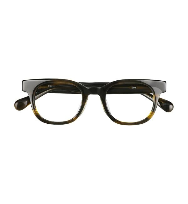  「Zoff｜メガネ｜黒縁 太縁フレーム 伊達・度付き｜FASHION VINTAGE レンズ交換券付」|メガネ|
