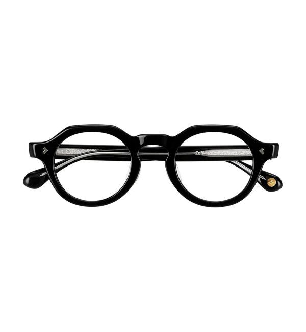  「Zoff｜JOURNAL STANDARD relume ボストン クラウンパント メガネ ジャーナルスタンダード レンズ交換券付」|メガネ|ブラック