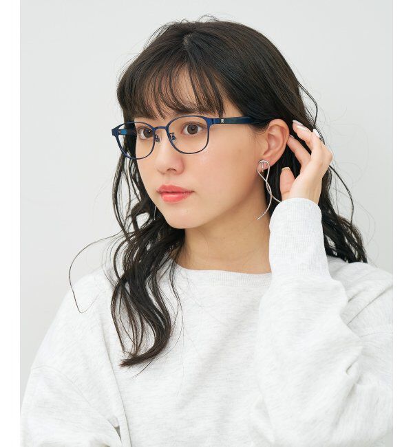  「[ミッキーマウス モデル]型 メガネ ディズニー 軽量 可愛い Disney Collection レンズ交換券付」|メガネ|ネイビー2