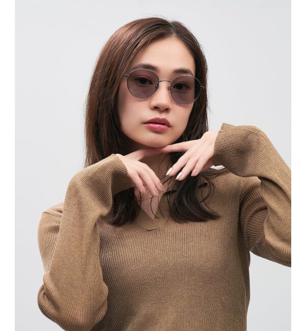  「SUNCUTGlasses/UV100%CUT ボストン型 サングラス メタルフレーム｜UVカット 紫外線対策｜ユニセックス__」|サングラス|