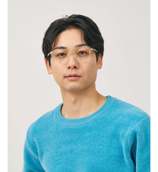  「ウェリントン型 メガネ | 軽量 柔軟性 鼻パッド 眼鏡 伊達めがね 度付き Zoff SMART レンズ交換券付」|メガネ|