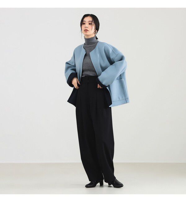 Demi-Luxe BEAMS 「リバー ミドルコート」|ダッフルコート|