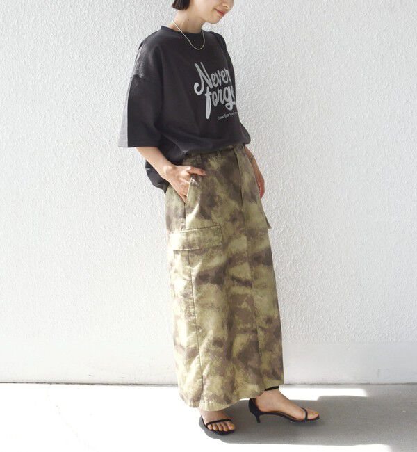 SHIPS for women「《一部追加予約》【SHIPS別注】81BRANCA:ロゴ 5分袖 TEE」|Tシャツ・カットソー|