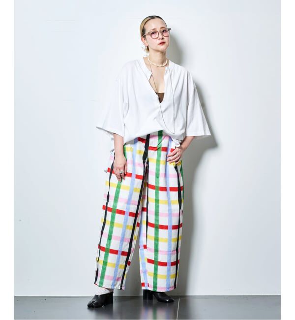  「SIXXTA RAINBOW CONFETTI：パンツ」|スラックス|