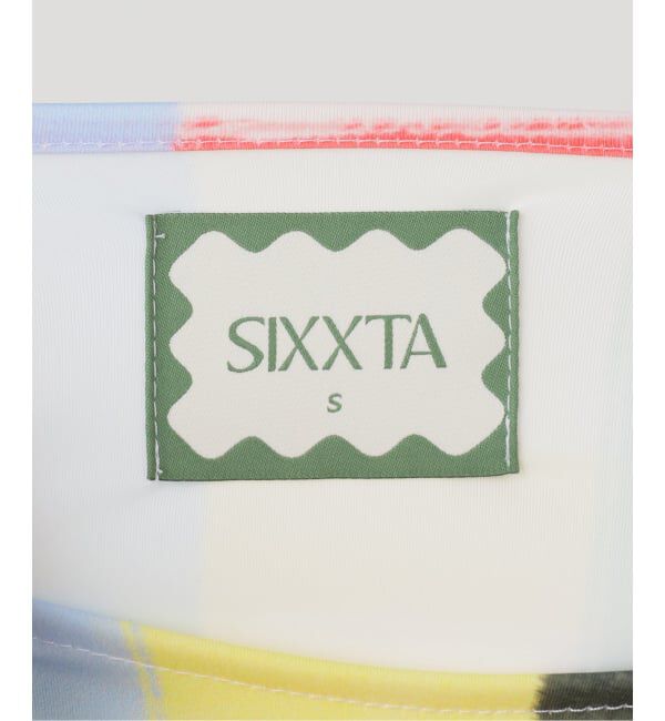 「SIXXTA RAINBOW CONFETTI SWEATER PLO：カットソー」|Tシャツ・カットソー|