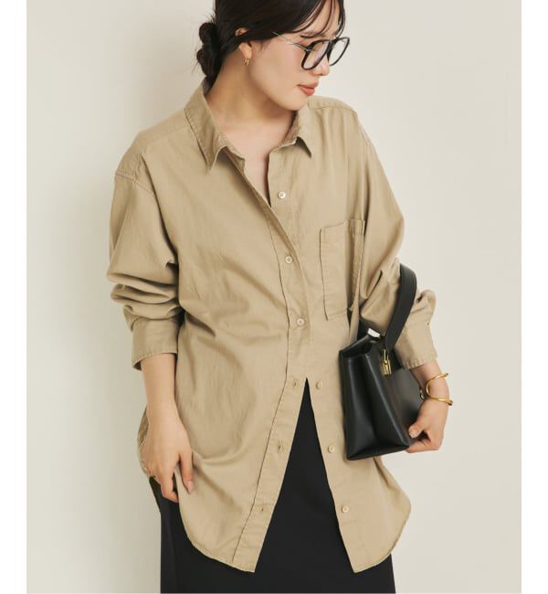 Plage「vintage like wash シャツ」|シャツ・ブラウス|ベージュ