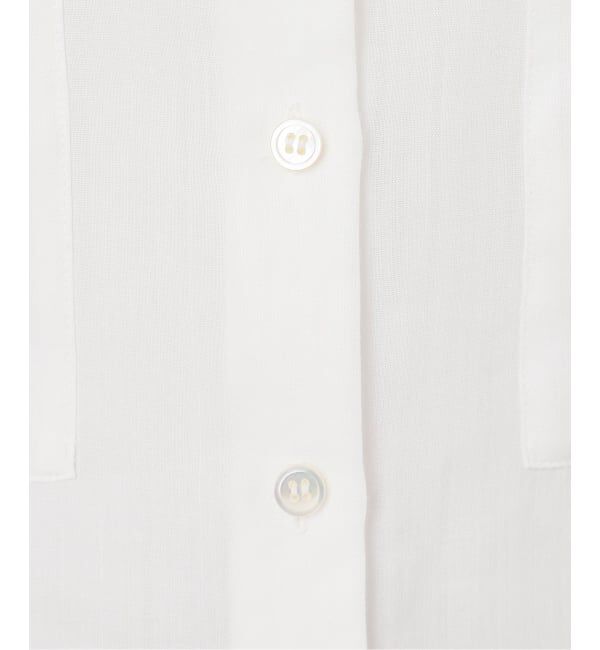 Plage「《追加予約》RAMIE LYOCELL CROPPED シャツ 3」|シャツ・ブラウス|