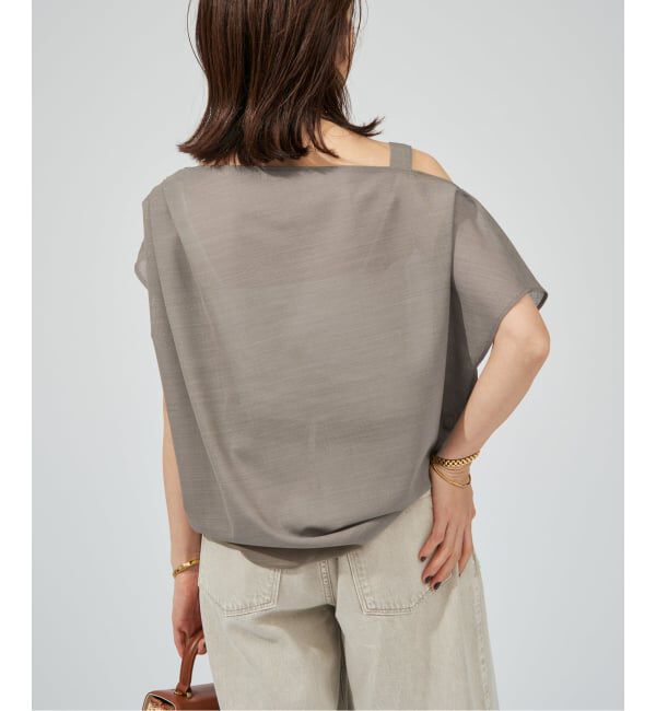 VERMEIL par iena「《手洗い可》SHEER TORO プルオーバー」|シャツ・ブラウス|