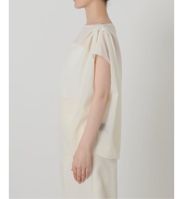 VERMEIL par iena「《手洗い可》SHEER TORO プルオーバー」|シャツ・ブラウス|