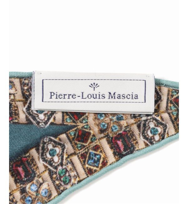 VERMEIL par iena「《追加》PIERRE LOUIS MASCIA ピエール ルイマーシャ Scarf 65x120cm 517550/101」|バンダナ・スカーフ|