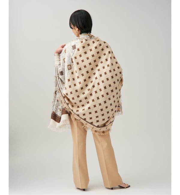 VERMEIL par iena「《追加》PIERRE LOUIS MASCIA ピエール ルイマーシャScarf 135x194cm 517317/101」|バンダナ・スカーフ|