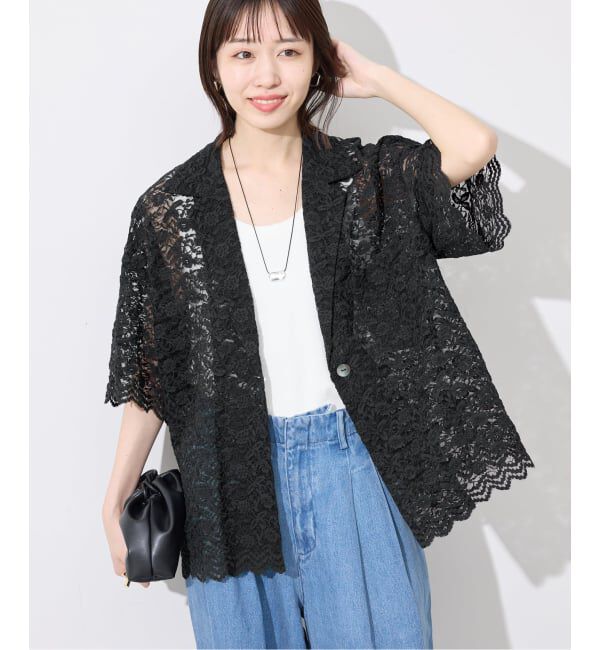 SLOBE IENA「《予約》レースシャツジャケット」|その他|
