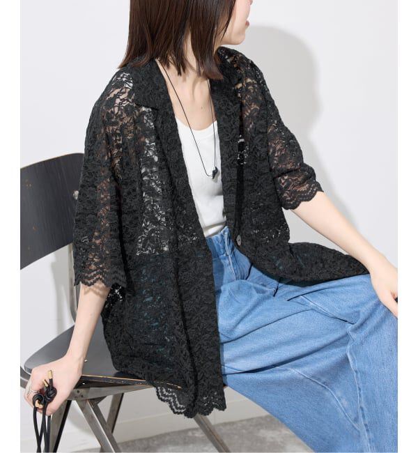SLOBE IENA「《予約》レースシャツジャケット」|その他|