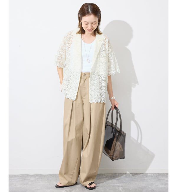 SLOBE IENA「《予約》レースシャツジャケット」|その他|