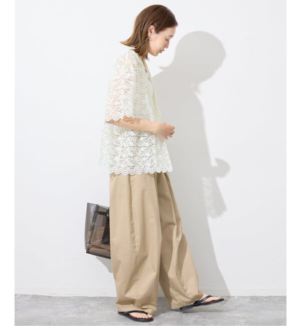 SLOBE IENA「《予約》レースシャツジャケット」|その他|