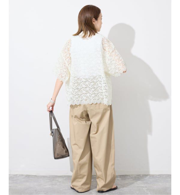 SLOBE IENA「《予約》レースシャツジャケット」|その他|