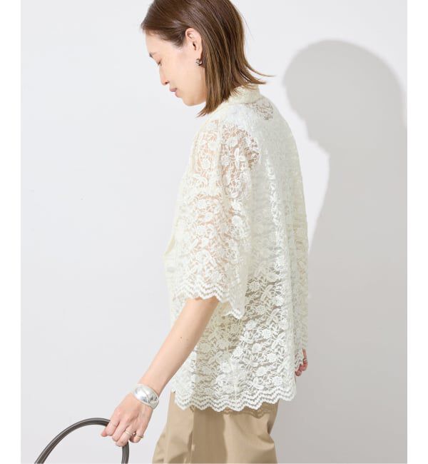 SLOBE IENA「《予約》レースシャツジャケット」|その他|