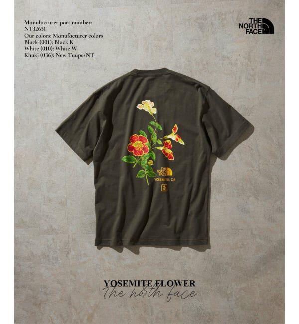 JOURNAL STANDARD relume「《予約》THE NORTH FACE / ノースフェイス ヨセミテ フラワーティー」|Tシャツ・カットソー|カーキ