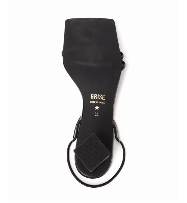 GRISE「《予約》GRISE3.5cｍメタルアンクルストラップサンダル」|サンダル|