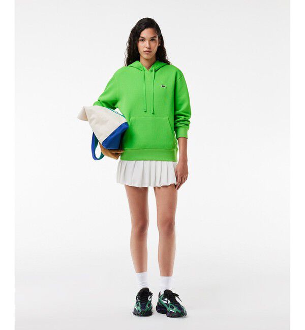 LACOSTE「ダブルフェイスピケフーディー」|パーカー|