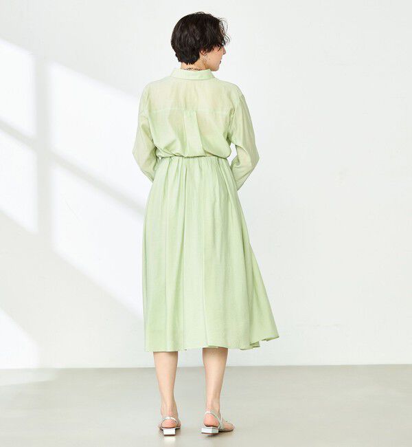 NOLLEY'S sophi「《セットアップ対応》シアーローン２WAYシャツ」|シャツ・ブラウス|
