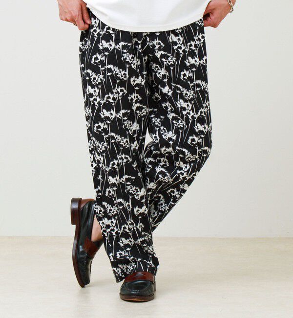 GLOSTER「【人気シリーズ/UNISEX/5色展開】TROPICAL GOODNESS イージーパンツ」|チノ|ブラック系その他