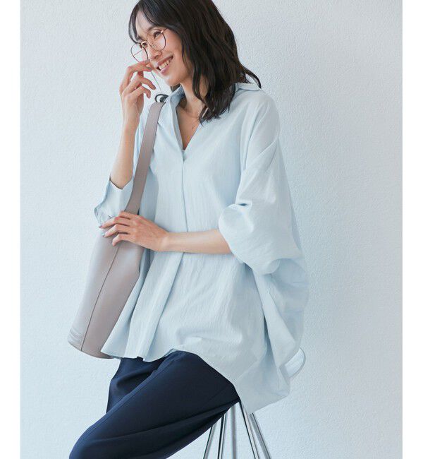 Rope&rsquo;Picnic「スキッパーシャツ」|シャツ・ブラウス|