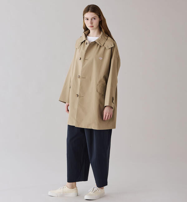 DANTON「DANTON | 3レイヤークロス ショートバルマカーンコート WOMEN」|ダッフルコート|