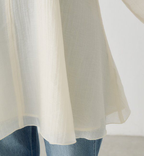  「【WEB先行/S.Lサイズ展開】カットアウトブラウス」|シャツ・ブラウス|