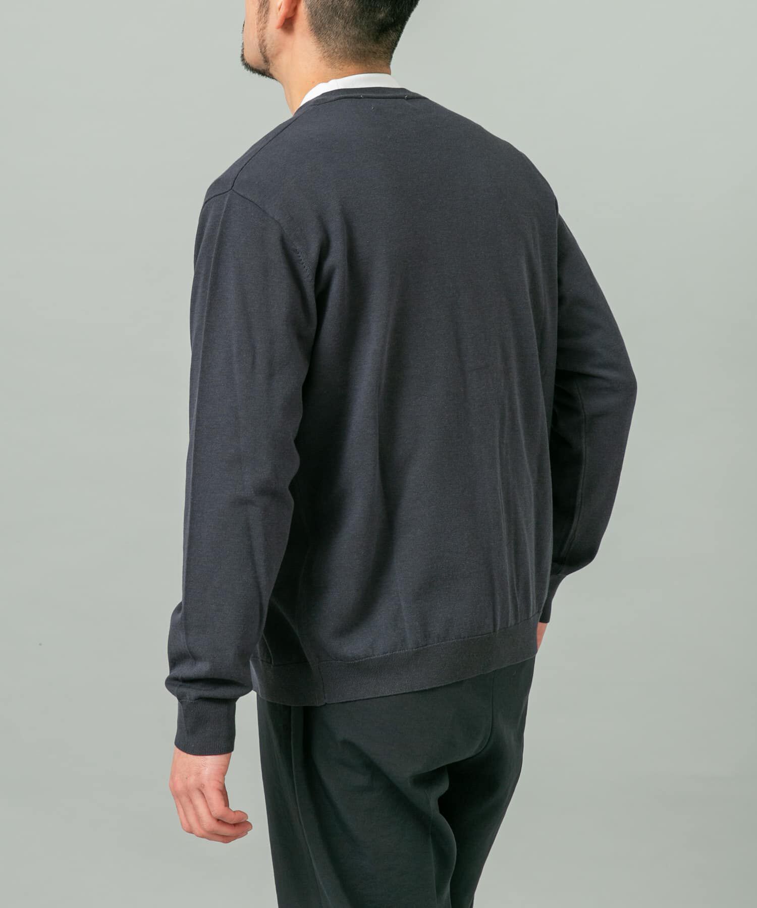 URBAN RESEARCH ROSSO「『WEB限定』シルク混ベーシックカーディガン」|カーディガン|
